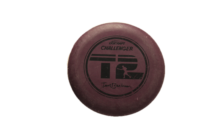 USED Discraft Rubber Blend Challenger Putter Front View