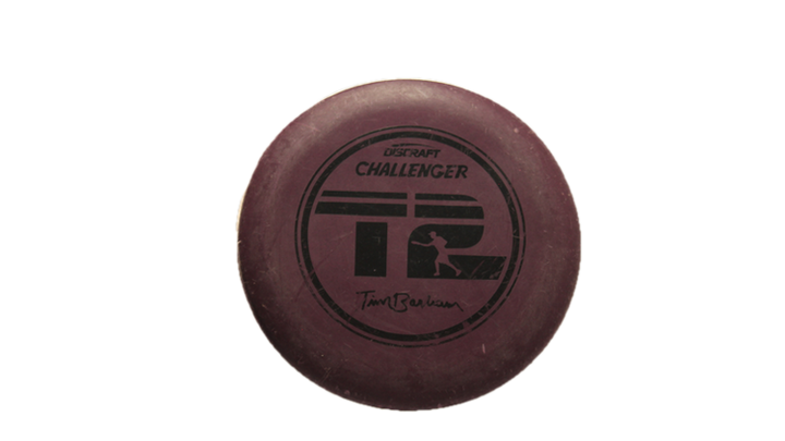 USED Discraft Rubber Blend Challenger Putter Front View