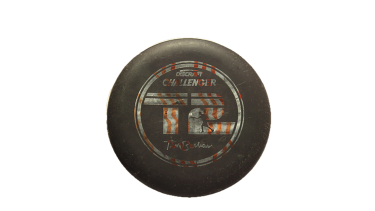 USED Discraft Rubber Blend Challenger Putter Front View