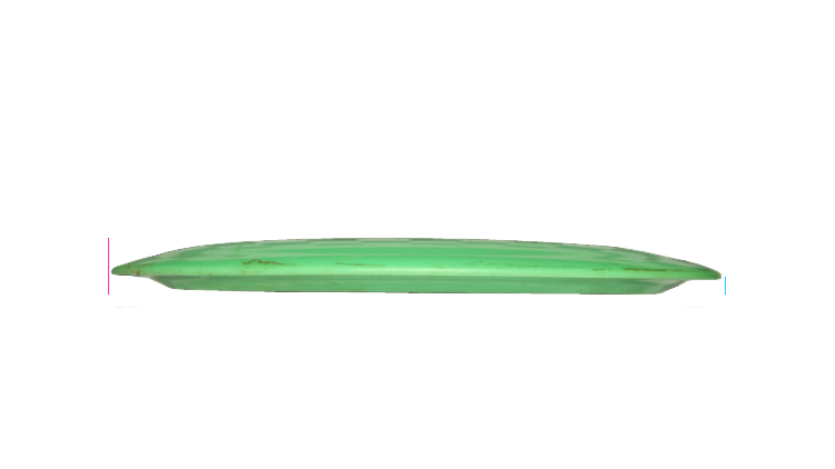 USED Prodigy Color Glow Ace Line Dura Flex D Model OS Distance Driver Profile View