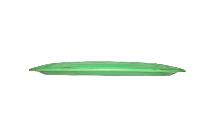 USED Prodigy Color Glow Ace Line Dura Flex D Model OS Distance Driver Profile View
