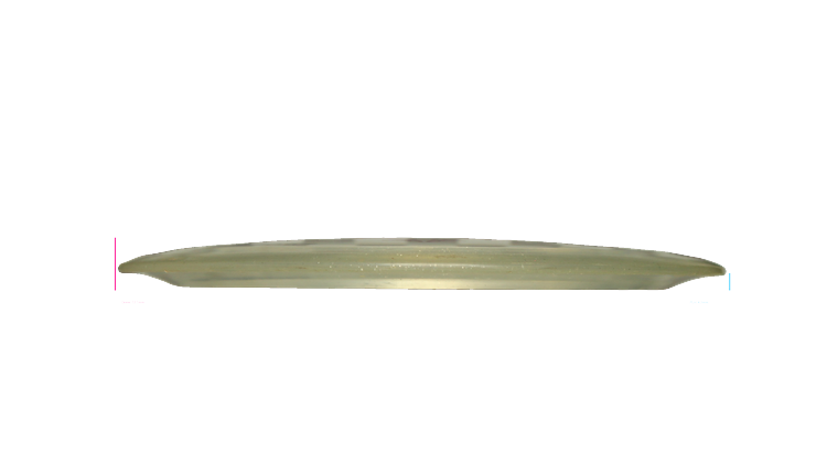 USED Dynamic Discs Lucid Trespass Distance Driver Profile View