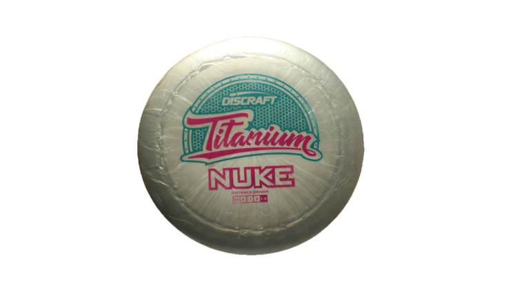 USED Discraft Titanium Nuke Distance Driver Front View