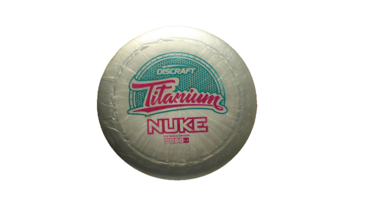 USED Discraft Titanium Nuke Distance Driver Front View