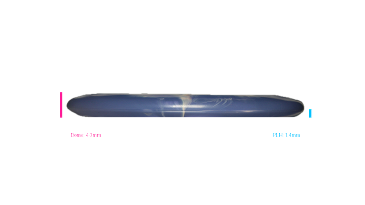 USED Discraft Tour Swirl ESP Luna Putter Profile View