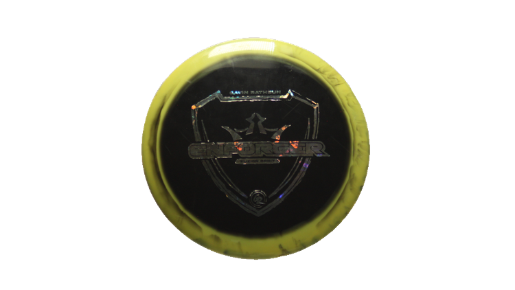 USED Dynamic Discs Fuzion Orbit Enforcer Distance Driver Front View