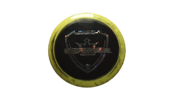 USED Dynamic Discs Fuzion Orbit Enforcer Distance Driver Front View