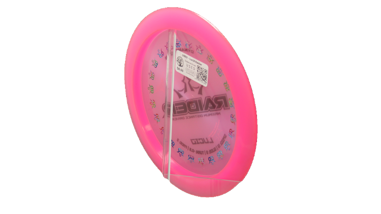 USED Dynamic Discs Lucid Raider Distance Driver Back View