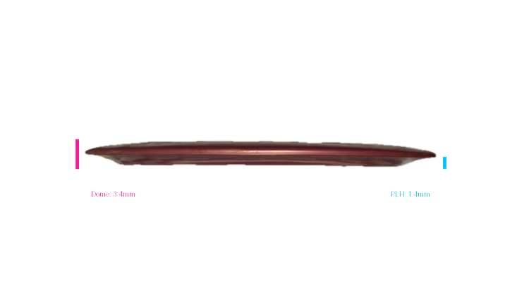 USED Latitude 64 Gold Stiletto Distance Driver Profile View