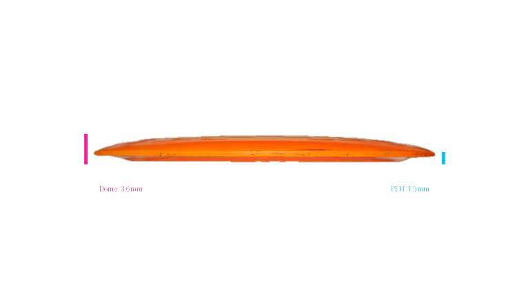 USED Westside Discs VIP King Distance Driver Profile View