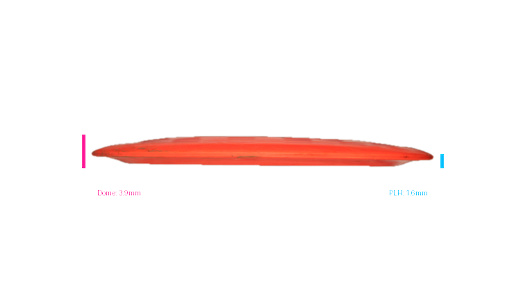 USED Dynamic Discs BioFuzion Defender Distance Driver Profile View