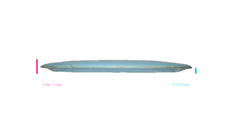 USED Dynamic Discs Fuzion Sergeant Distance Driver Profile View