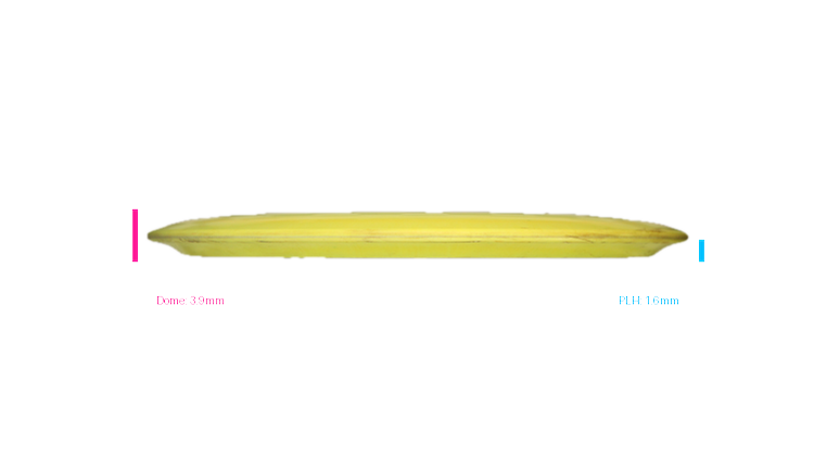 USED Discraft Paige Pierce Passion Fairway Driver Profile View
