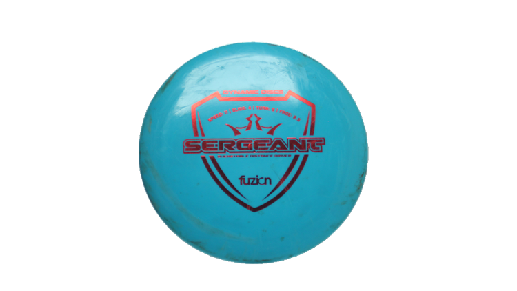 USED Dynamic Discs Fuzion Sergeant Distance Driver Front View