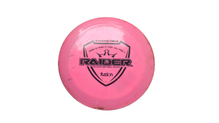 USED Dynamic Discs Fuzion Raider Distance Driver Front View
