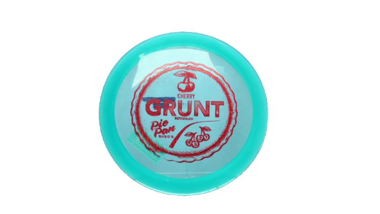 USED Pie Pan Discs Cherry Grunt (retooled) Fairway Driver Front View