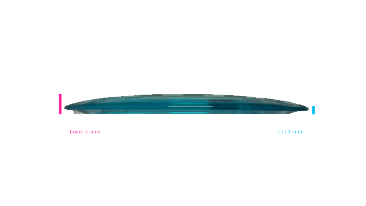 USED Dynamic Discs Lucid-Ice Trespass #ERROR! Profile View