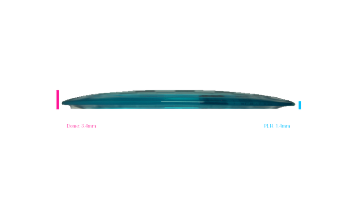 USED Dynamic Discs Lucid-Ice Trespass #ERROR! Profile View