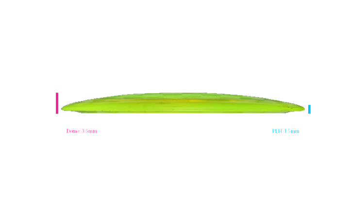 USED Discraft Z Nuke Distance Driver Profile View