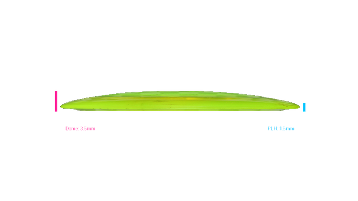 USED Discraft Z Nuke Distance Driver Profile View