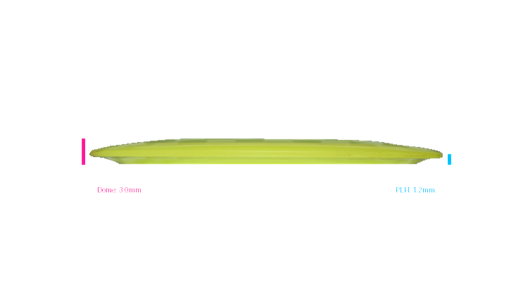 USED Westside Discs VIP War Horse Distance Driver Profile View