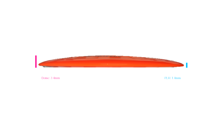 USED Dynamic Discs Lucid Raider Distance Driver Profile View