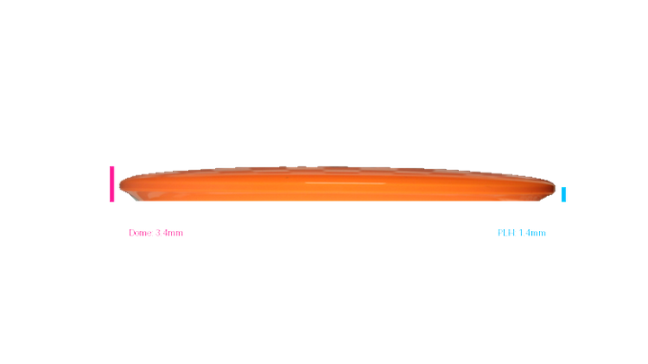 USED Dynamic Discs Fuzion Emac Truth Midrange Profile View