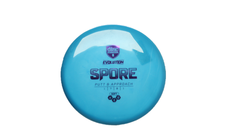 USED Discmania Soft Neo Spore Putter Front View