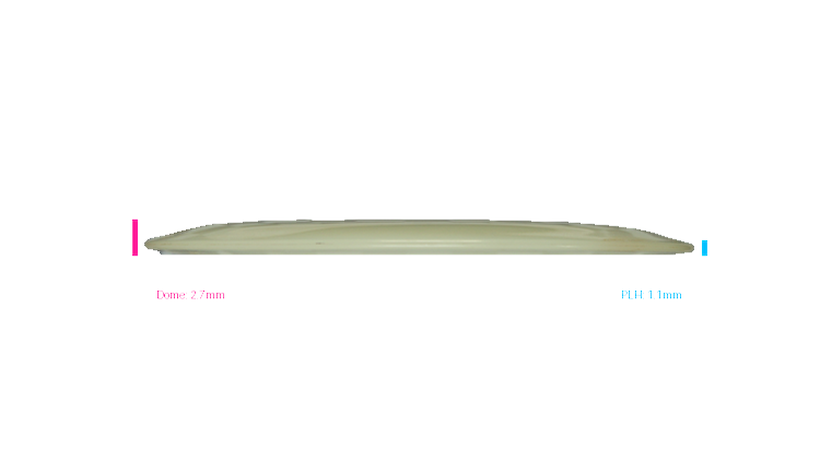 USED Discmania Active Premium Glow Astronaut Distance Driver Profile View