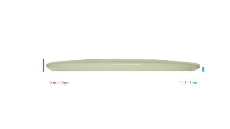 USED Dynamic Discs Lucid Emac Truth Midrange Profile View