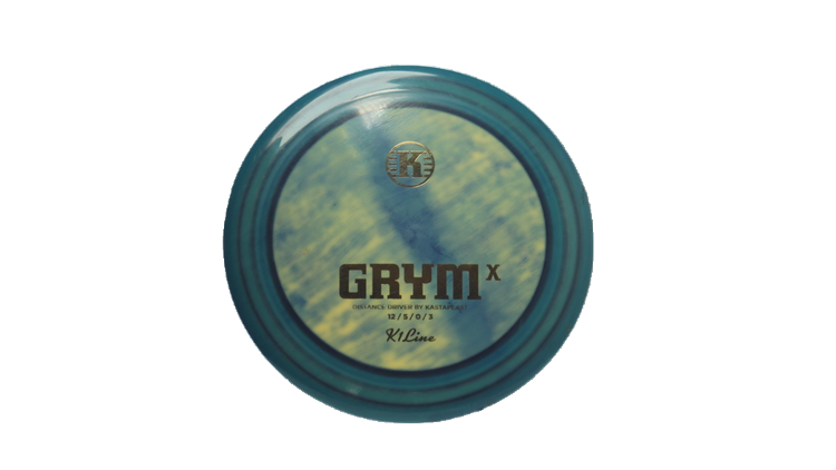 USED Kastaplast K1 Grym X Distance Driver Front View