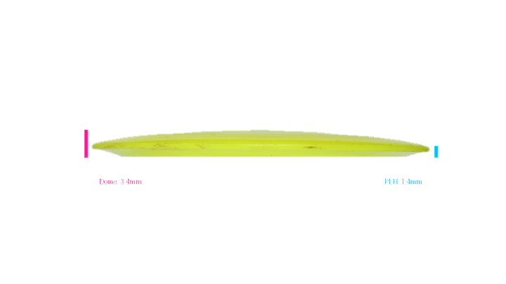 USED Dynamic Discs Lucid Enforcer Distance Driver Profile View