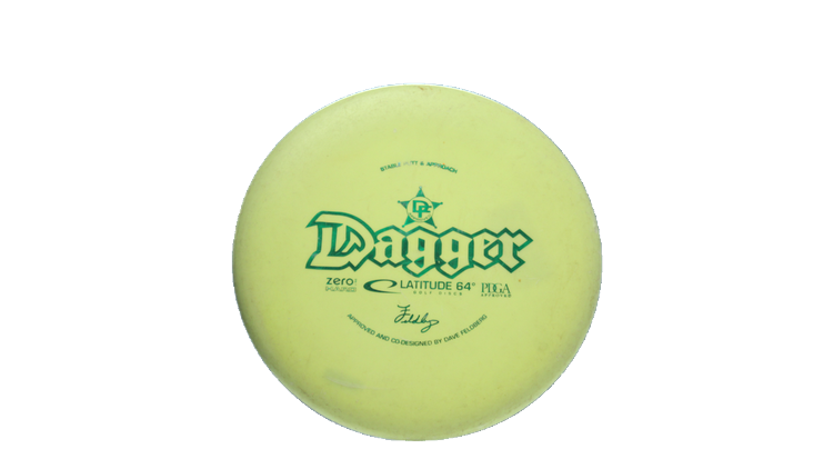 USED Latitude 64 Zero Hard Dagger Putter Front View