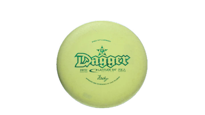 USED Latitude 64 Zero Hard Dagger Putter Front View