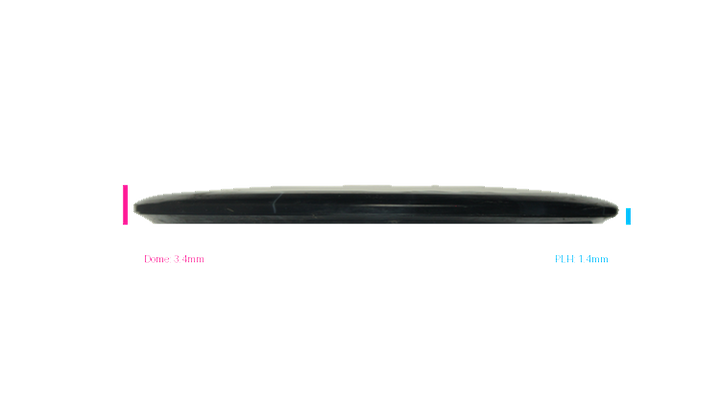 USED Dynamic Discs Fuzion Orbit Truth Midrange Profile View