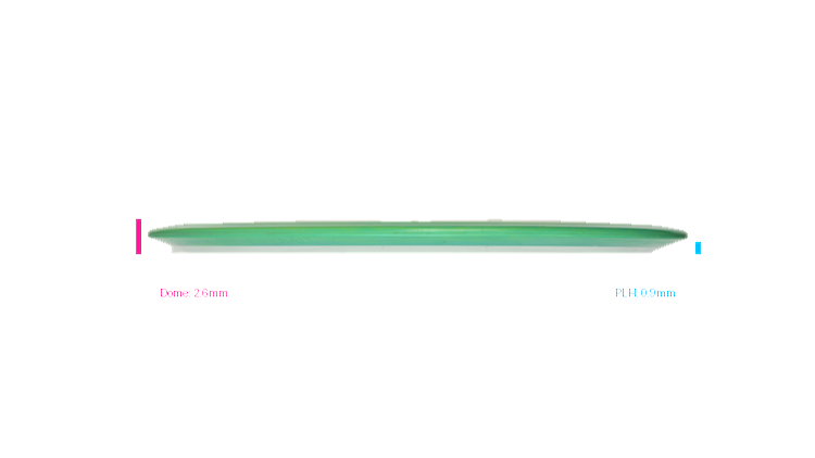 USED Axiom Lab Second Neutron Fireball Fairway Driver Profile View