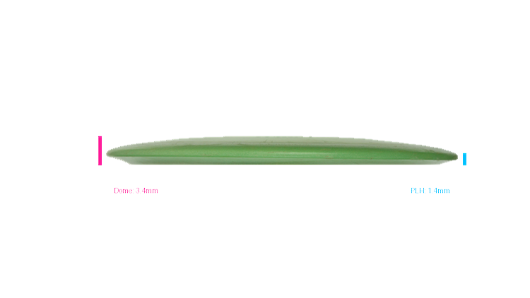USED Dynamic Discs Lucid Air Evader Fairway Driver Profile View