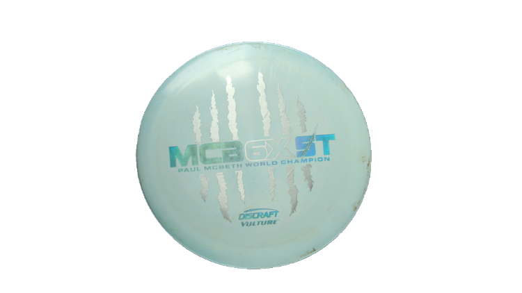 USED Discraft Z Swirl Vulture Distance Driver Front View