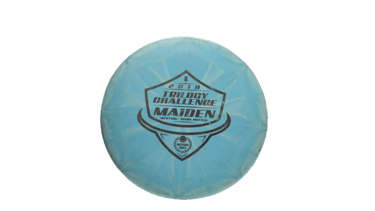 USED Westside Discs BT Hard Burst Maiden Putter Front View