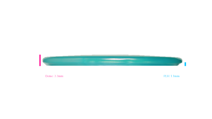 USED Dynamic Discs Lucid Glimmer Suspect Midrange Profile View