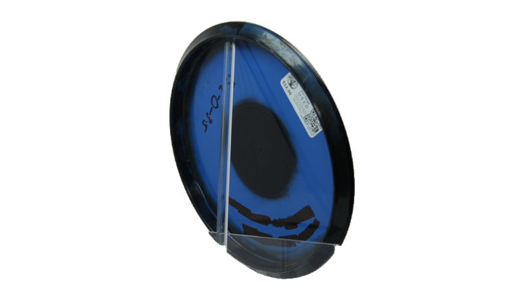 USED Dynamic Discs Fuzion Orbit Eye Culprit Midrange Back View
