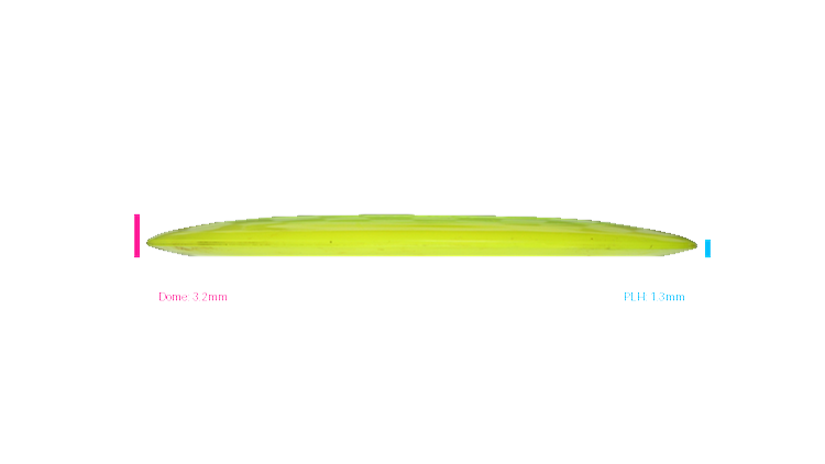 USED Discraft Z Scorch Distance Driver Profile View