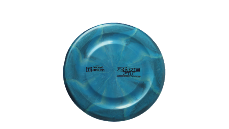 USED Discraft Titanium Zone GT Putter Front View