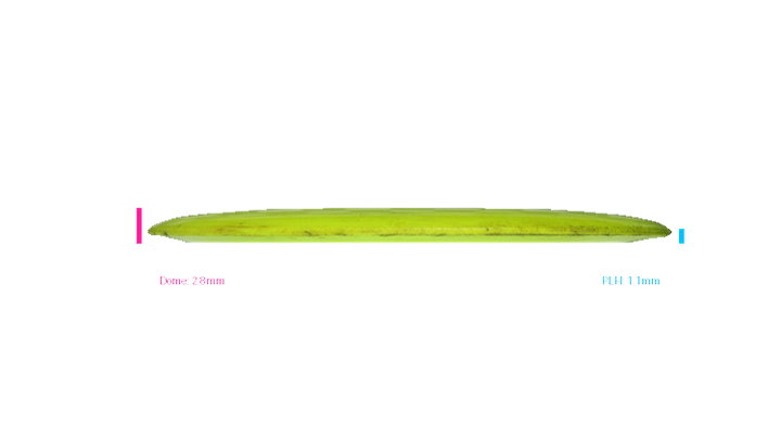 USED Millennium Sirius Bottom Stamped Scorpius Distance Driver Profile View