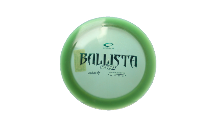 USED Latitude 64 Opto Air Ballista Pro Distance Driver Front View