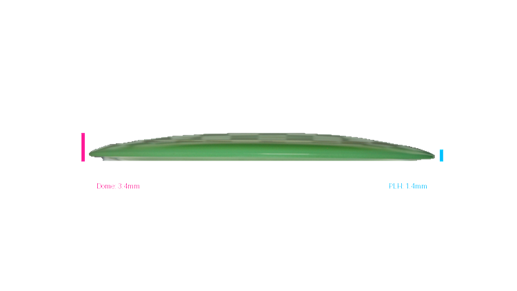 USED Latitude 64 Opto Air Ballista Pro Distance Driver Profile View