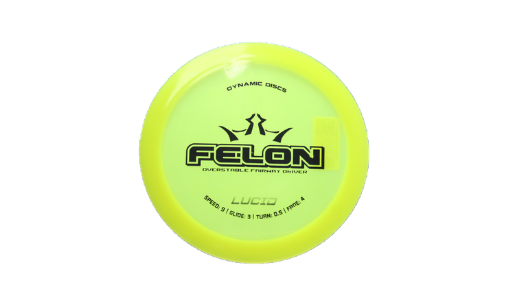 USED Dynamic Discs Lucid Felon Fairway Driver Front View