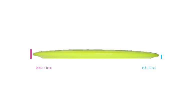USED Dynamic Discs Lucid Felon Fairway Driver Profile View