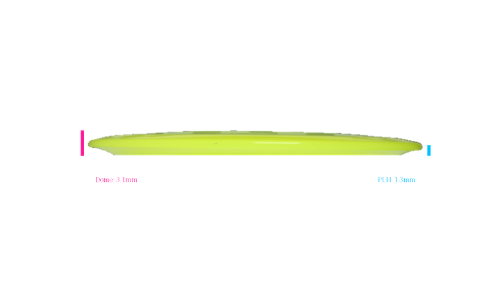 USED Dynamic Discs Lucid Felon Fairway Driver Profile View