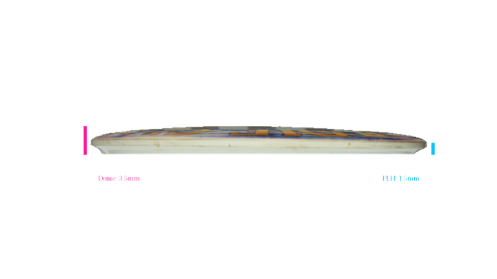 USED Dynamic Discs DyeMax Emac Truth Midrange Profile View